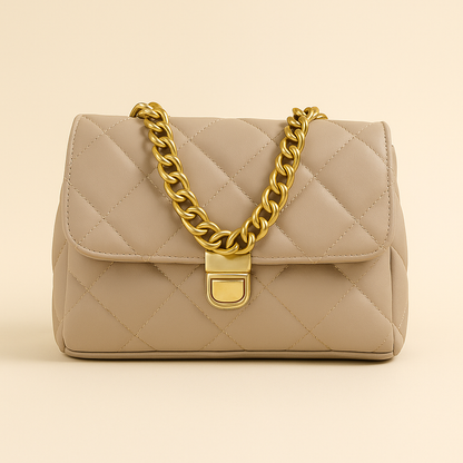 Sac à Bandoulière Vegan Élégant – Matelassé, Pratique & Écoresponsable