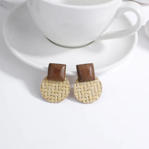 Boucles d'Oreilles Bohèmes Naturelles – Fait Main & Éco-Responsables