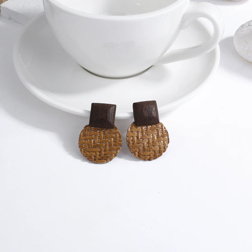 Boucles d'Oreilles Bohèmes Naturelles – Fait Main & Éco-Responsables