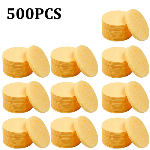 50PCS Face Cleaning Sponge Pad for Exfoliator Mask Facial SPA Massage