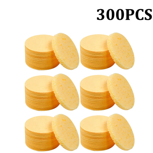 50PCS Face Cleaning Sponge Pad for Exfoliator Mask Facial SPA Massage