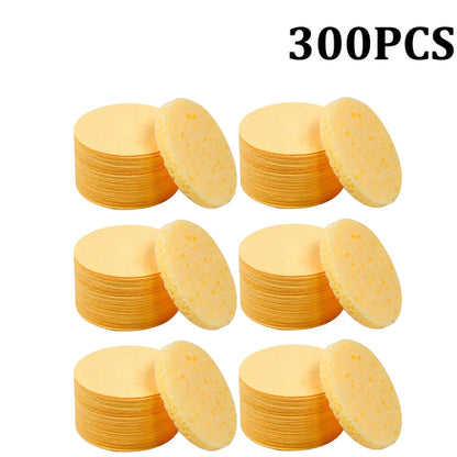 50PCS Face Cleaning Sponge Pad for Exfoliator Mask Facial SPA Massage