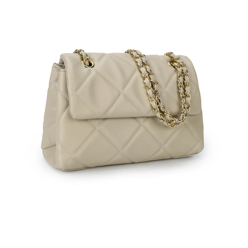 Sac à Bandoulière Vegan Élégant – Matelassé, Pratique & Écoresponsable