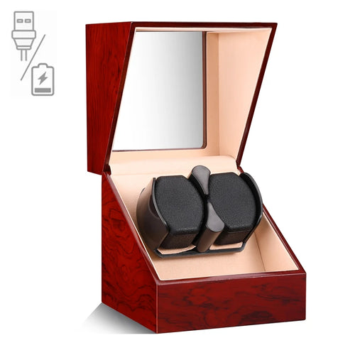 Remontoir compact – Coffret en bois pour montre automatique | Verdalya