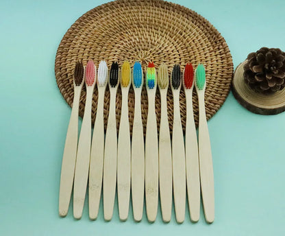 Brosses à dents en bambou – Pack familial
