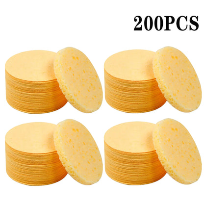 50PCS Face Cleaning Sponge Pad for Exfoliator Mask Facial SPA Massage