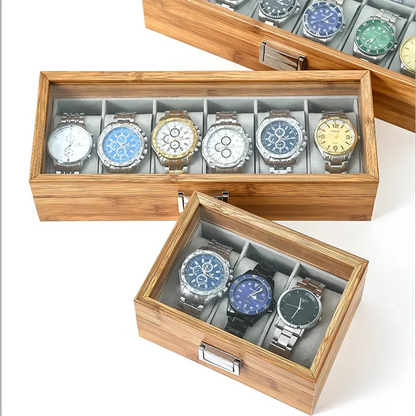 New Style Environmental Protection Bamboo Watch Box Fashionable