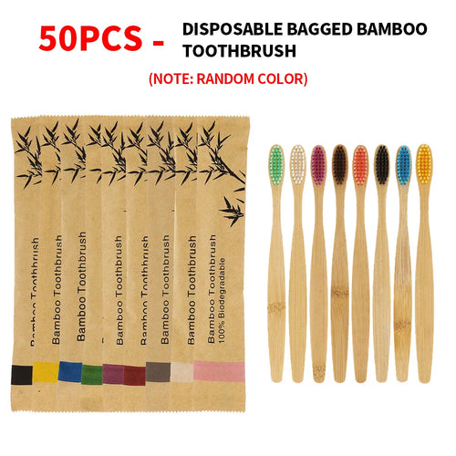 Brosses à dents en bambou – Pack familial