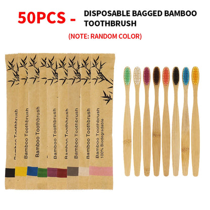 Brosses à dents en bambou – Pack familial
