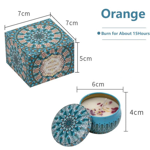 Ambiance florale – Bougies parfumées en cire de soja (lot de 4) | Verdalya