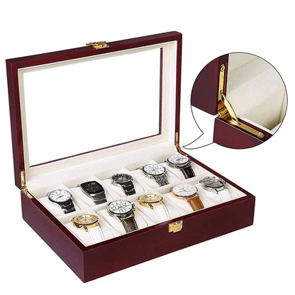 Élégance intemporelle – Coffret à montres en bois luxe, multi-emplacements | Verdalya