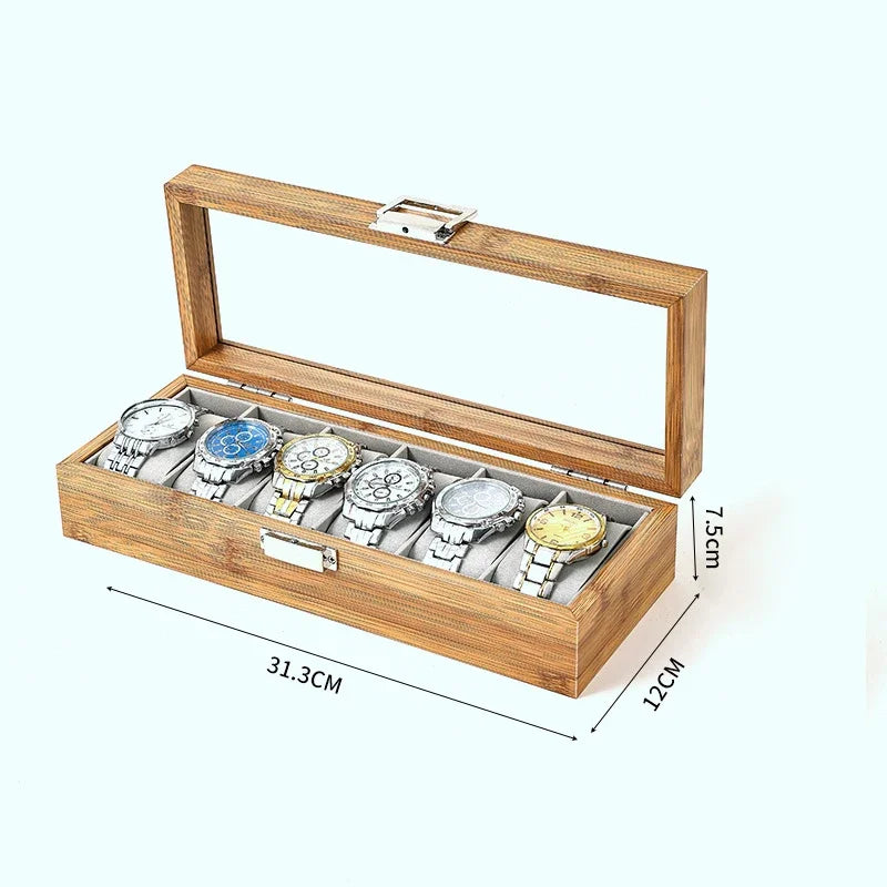 New Style Environmental Protection Bamboo Watch Box Fashionable