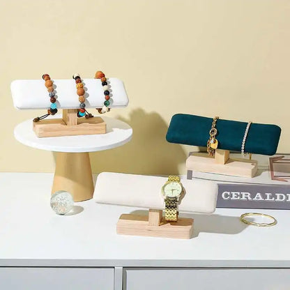 Élégance naturelle – Présentoir en bois pour montres & bijoux | Verdalya