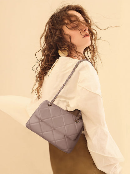 Sac à Bandoulière Vegan Élégant – Matelassé, Pratique & Écoresponsable